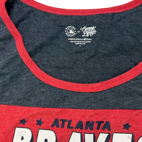 NWT Atlanta Braves MLB Official Merchandise Youth Boys Large Tank Top Shirt - Picture 5 of 6